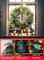 50 LED Christmas Wreaths with Pinecones (Green) 6"D x 24"W x 24"H